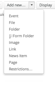 Add new menu