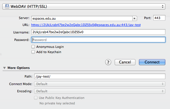 Cyberduck Settings