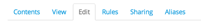Edit Button on Toolbar